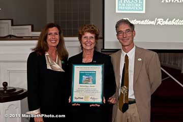 Florida Trust award to Roz Foster. Florida Trust award to Roz Foster.