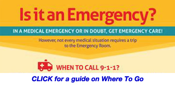 Emergency Room, Urgent Care or a Doctor?