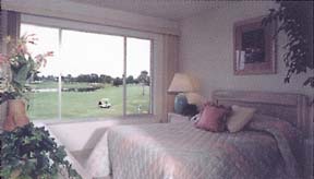 Typical bed room in Fairways Condos